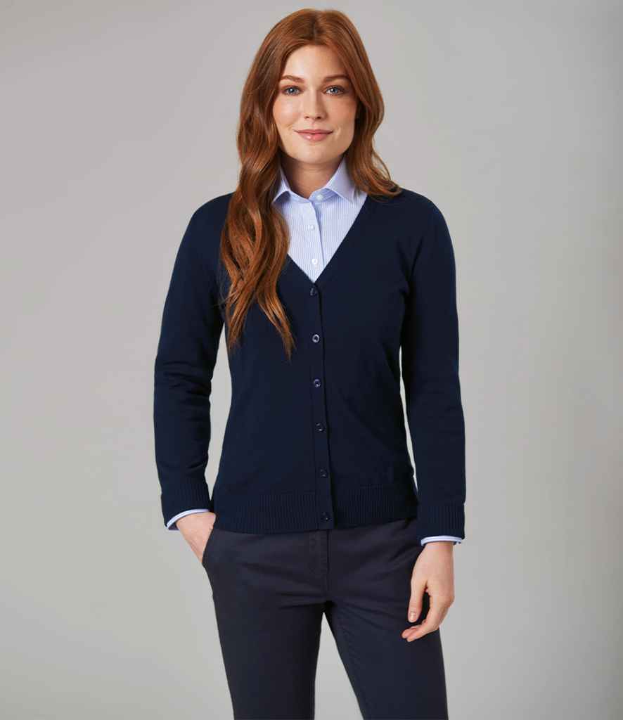 BK554 Brook Taverner Ladies Augusta V Neck Cardigan